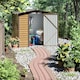 image 5 of Living and Home Outdoor Storage Shed - Natrual Wood Brown  190 x 131 x 187cm