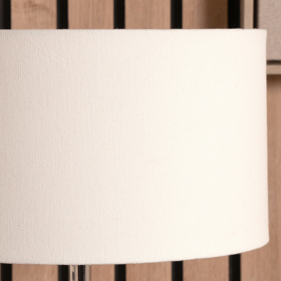 image 1 of 45cm White Table Lampshade Drum Floor Lamp Shade