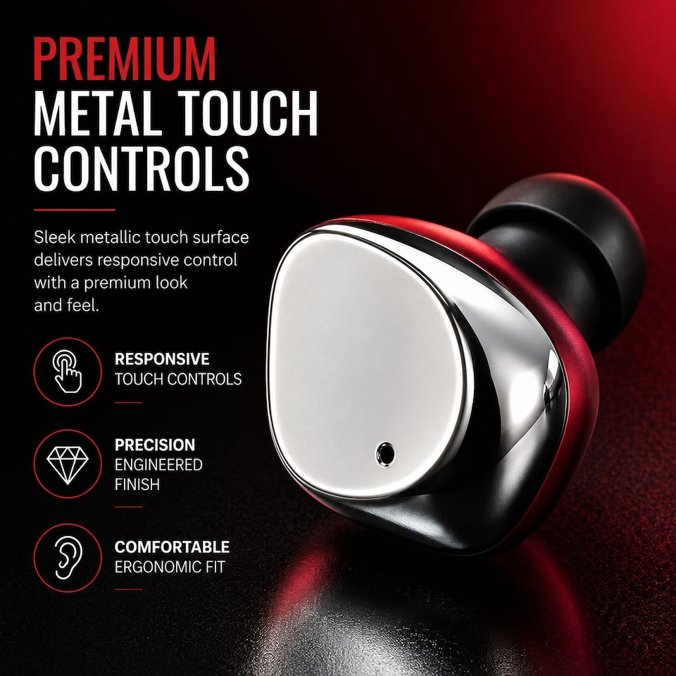 image 1 of Hurricane Wireless Headphones for Mobile Phones and Entertainment