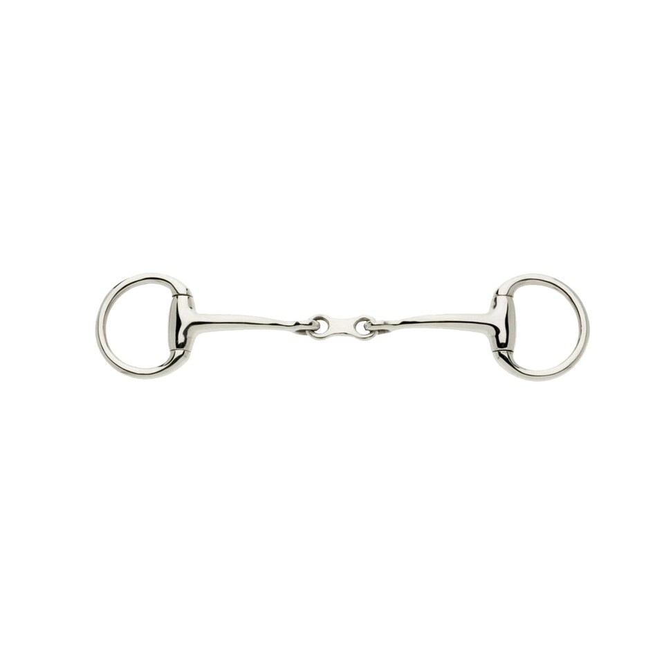 Lorina French Link Eggbutt Bradoon - Silver - 5in