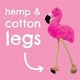 image 4 of Beco Hemp Rope Flamingo