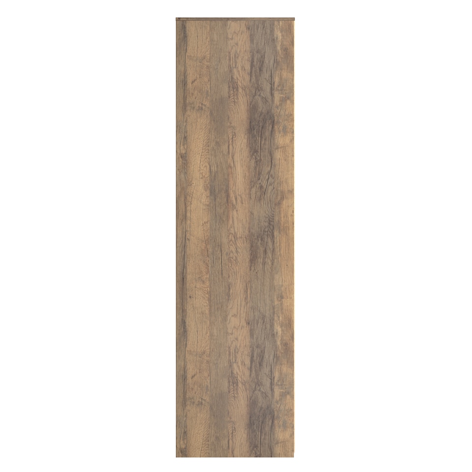 image 1 of Beijing Tall Double Wardrobe in Vintage Oak (Ready Assembled) | Brown | Vintage Oak