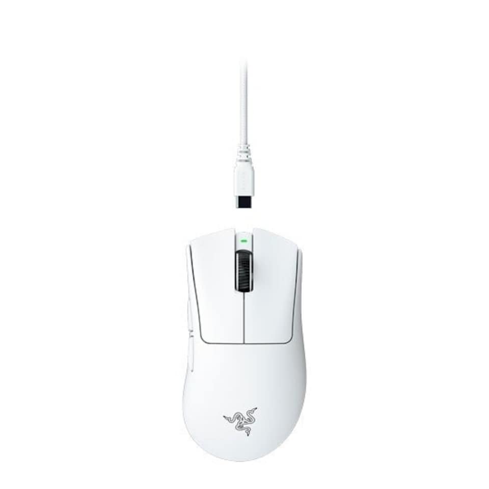image 1 of Razer DeathAdder V4 Pro Gaming Mouse Wireless White 45000dpi 6 Buttons