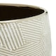 image 4 of Honna Large White Silver Ceramic Planter Silver