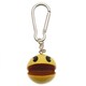 image 1 of Pac-Man Polyresin 3D Keyring - Yellow - 6cm x 4.5cm