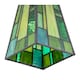 image 6 of Art Denergy savingTiffany Glass Pendant Shade with Emerald and Green Panels