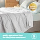 image 8 of Silentnight Summer Breeze Duvet - 2.5 Tog | White | Super King | SuperKing