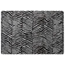 Geometric Snake Skin & Patterns (Rug) Black | Small: 60x110cm