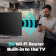 image 2 of 24 inch VOYAGER Smart Samsung Plus TV with built-in 5G Wi-Fi ROUTER