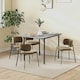 image 8 of HOMCOM Folding Dining Table, Drop Leaf Table for 2-4 People, Grey