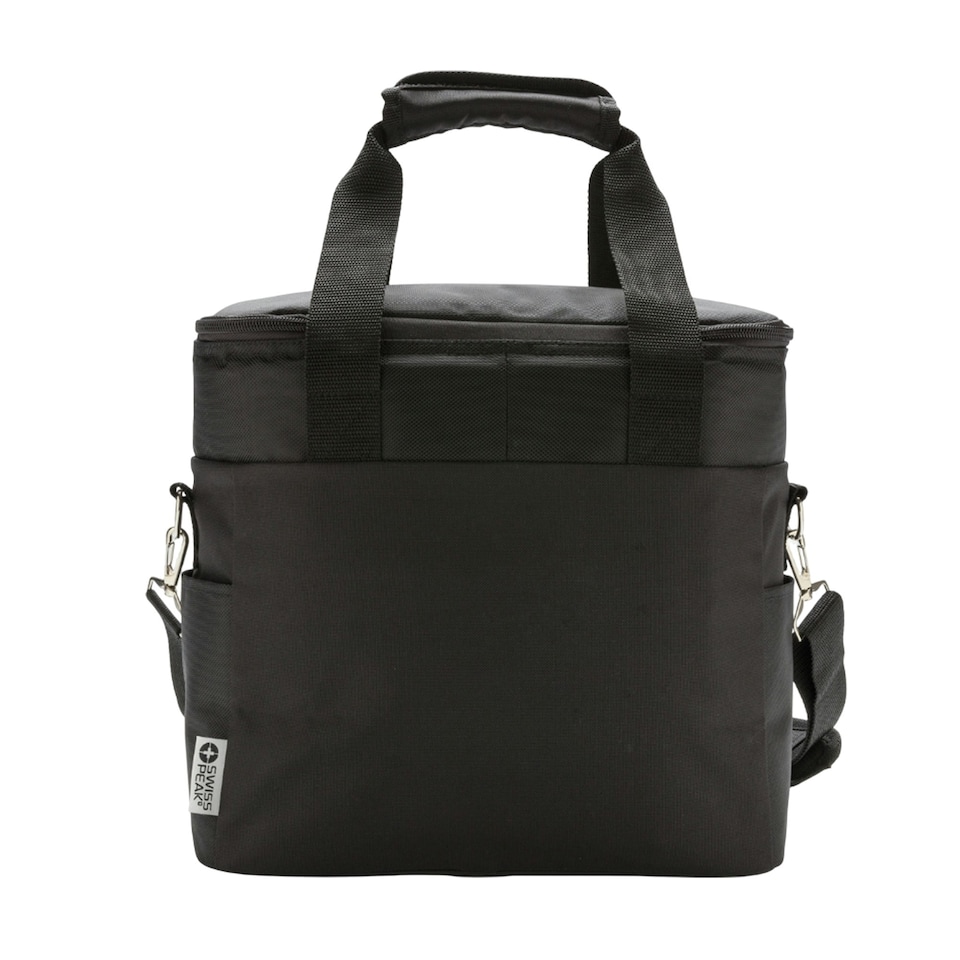 image 1 of Swiss Peak 16L Cooler Bag - Black - 28.5cm x 32cm x 20cm Black | 28.5cm x 32cm x 20cm