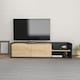 image 2 of Deorotika Modern Krog TV Unit for TV's up to 47' Inches with Cabinets and Open Shelves