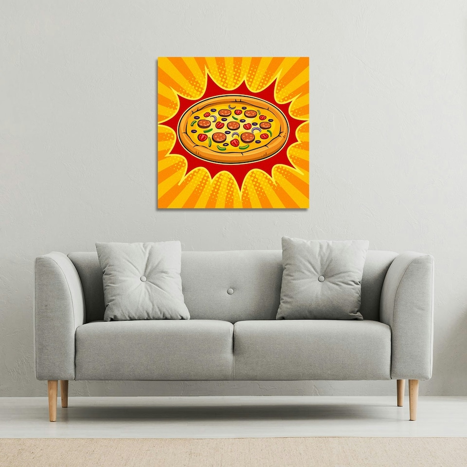 image 1 of art retro (Canvas Print) 114 x 114 x 4cm