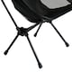 image 5 of MoverX Ultra Lightweight Low Camping Chair, Foldable Garden Outdoor Picnic BBQ Festival Camp Chairs, Black