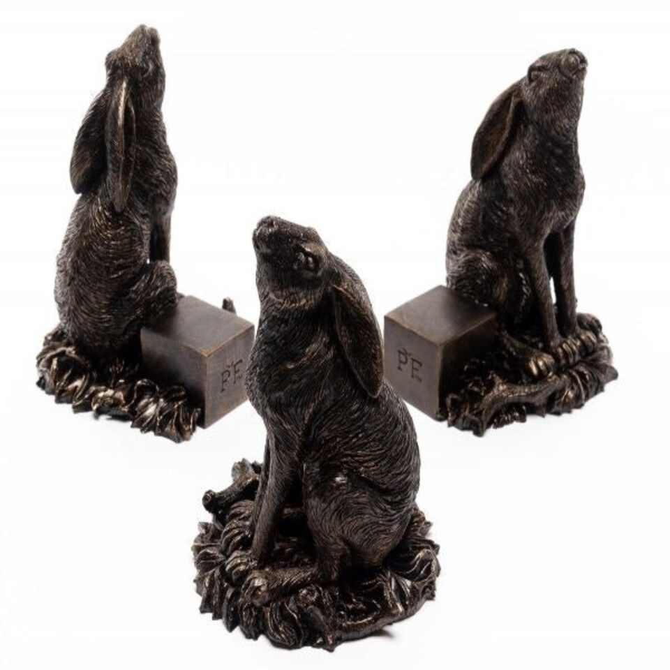 image 1 of Moongazing Hare Plant Pot Feet - Set of 3 Brown