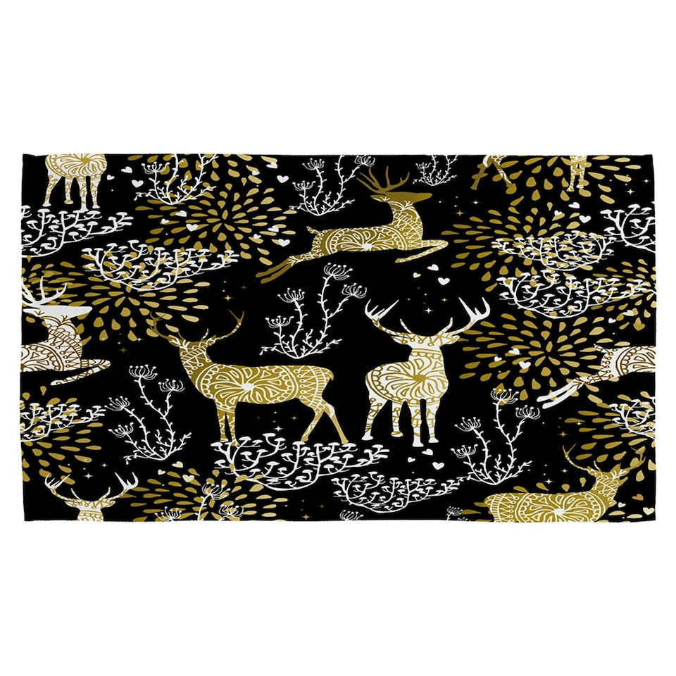 Golden christmas (kitchen towel)
