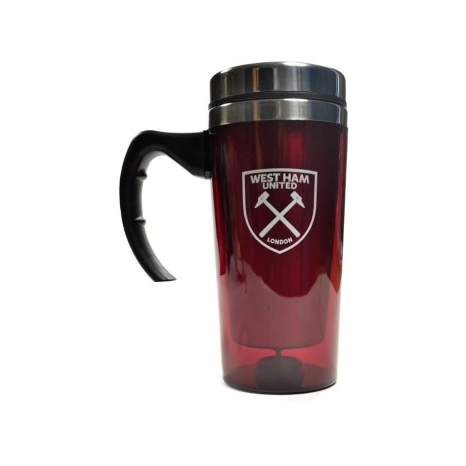 West Ham United FC Travel Mug - Maroon/Black - One Size