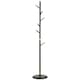 image 1 of HOMCOM Coat Rack Bamboo Coat Stand with Round Base for Handbags