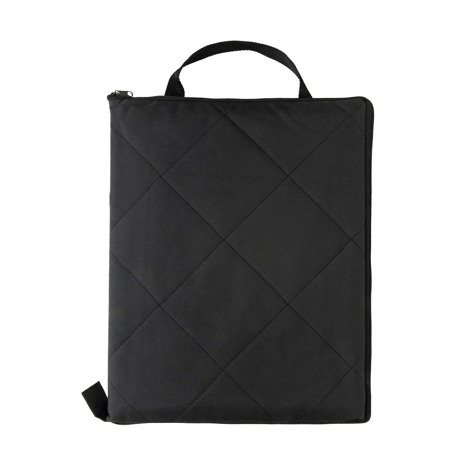 image 1 of XD Collection RPET Quilted Picnic Blanket - Black - One Size | Black | One Size
