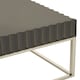 image 4 of Interiors by Premier Grey Hi Gloss Finish Square End Table Grey