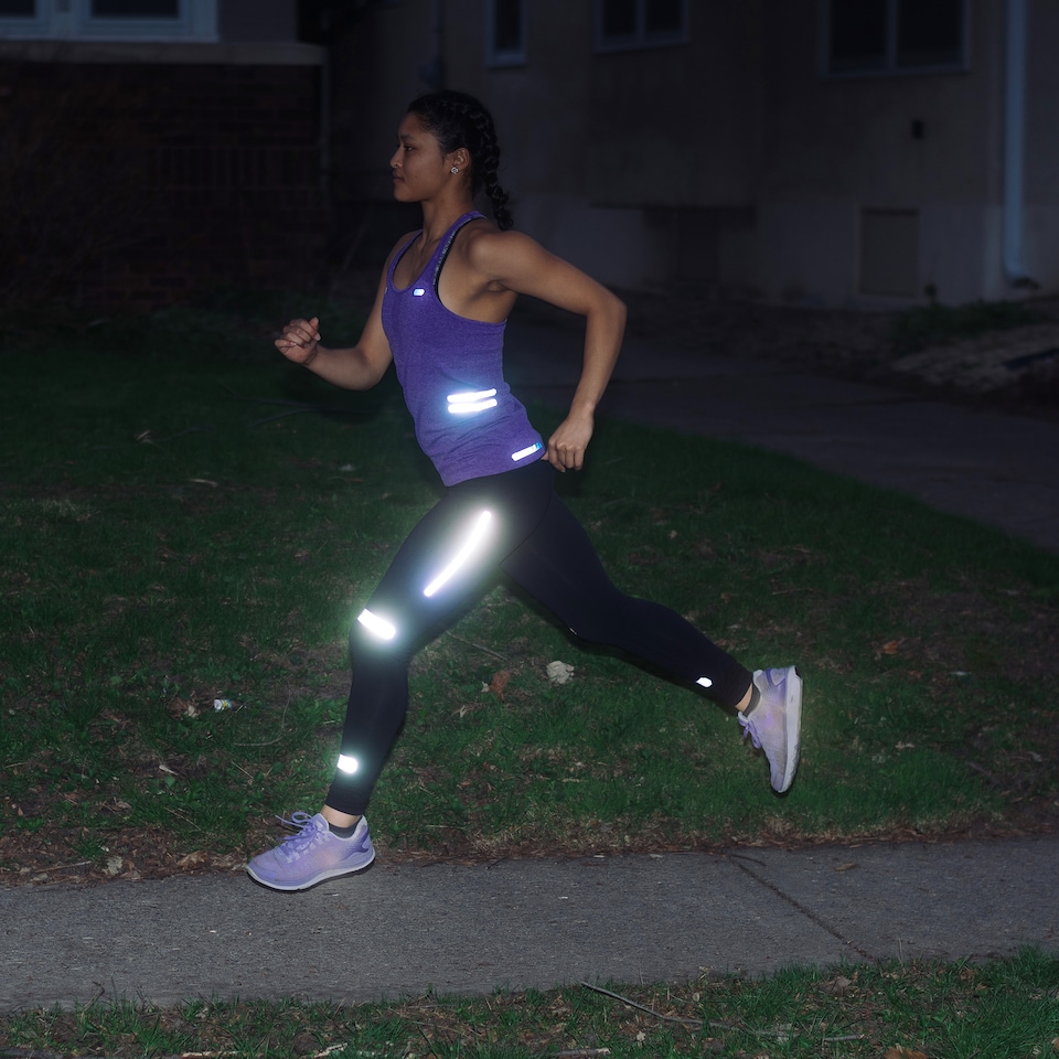 image 1 of Brilliant Reflective Iron Strips - Purple