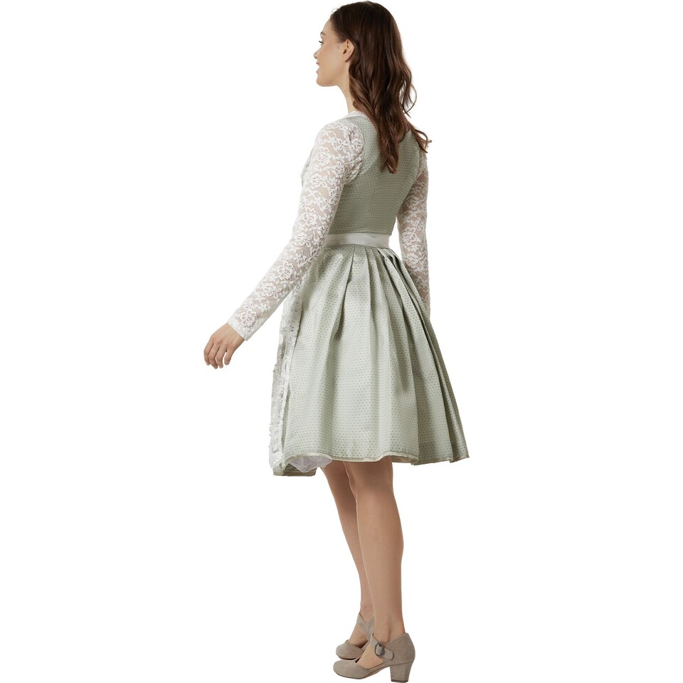 image 1 of Midi-Dirndl Klara Womens Oktoberfest Fancy Dress Costume | Green | mint | 1