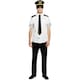 image 2 of Fever Mens Mile High Pilot Costume - White/Black - L L