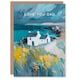 image 1 of Scottish Seaside Cottage Oil Fathers Day Dad Card