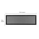 image 5 of JVL Allure Machine Washable Entrance Doormat and Runner Set - Black