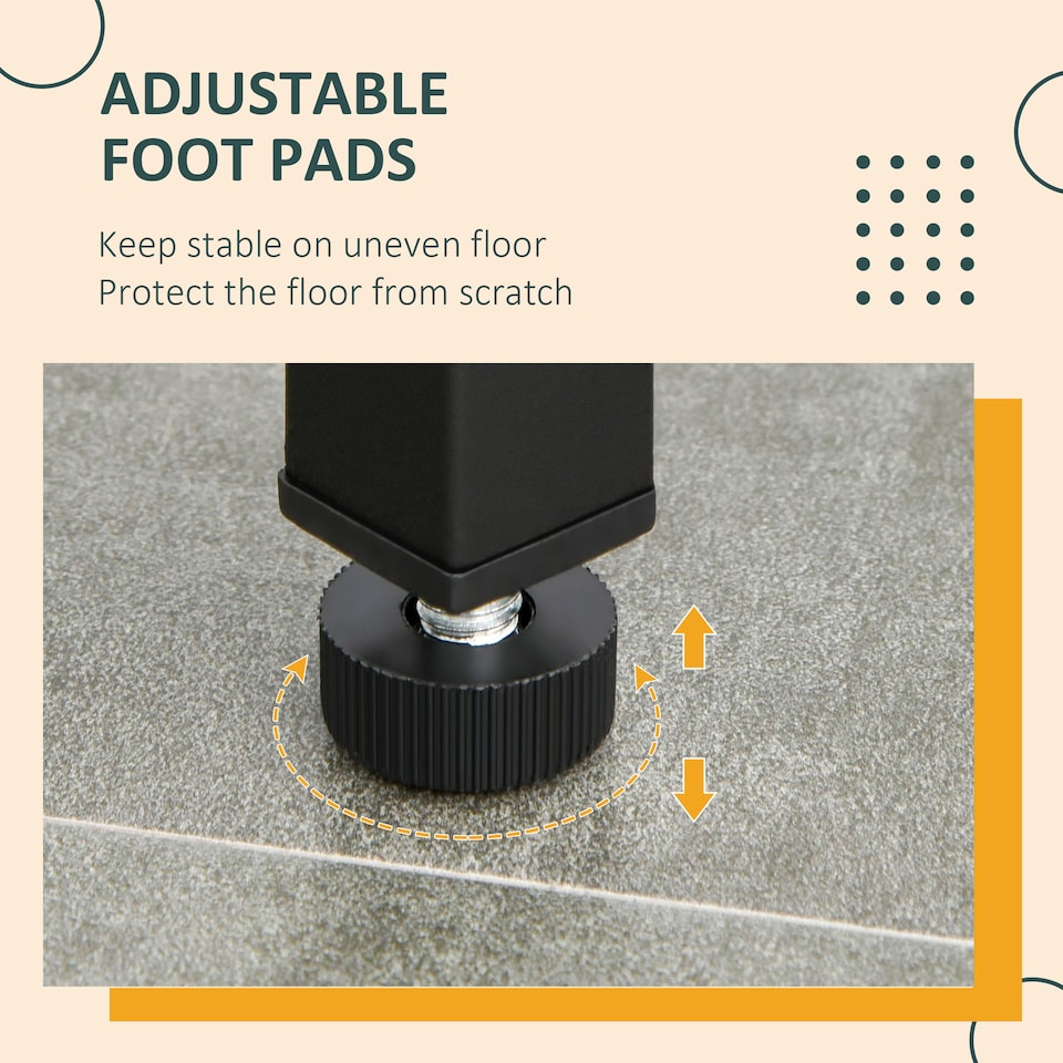 image 1 of HOMCOM Industrial Bar Height Dining Table Set With 2 Stools & Side Shelf, 3 Pieces Coffee Table for Dining Room, Kitchen, Dinette