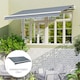 image 10 of Outsunny Replacement Canopy for 3 x 2.5 m Awning (Fabric Only) Cream | Cream