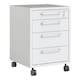 image 1 of Prima Mobile Cabinet in White