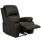 image 3 of Faux Leather Reclining Arm Chair In Brown