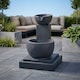 image 3 of Fengshui Falls Hybrid Solar Garden Water Feature