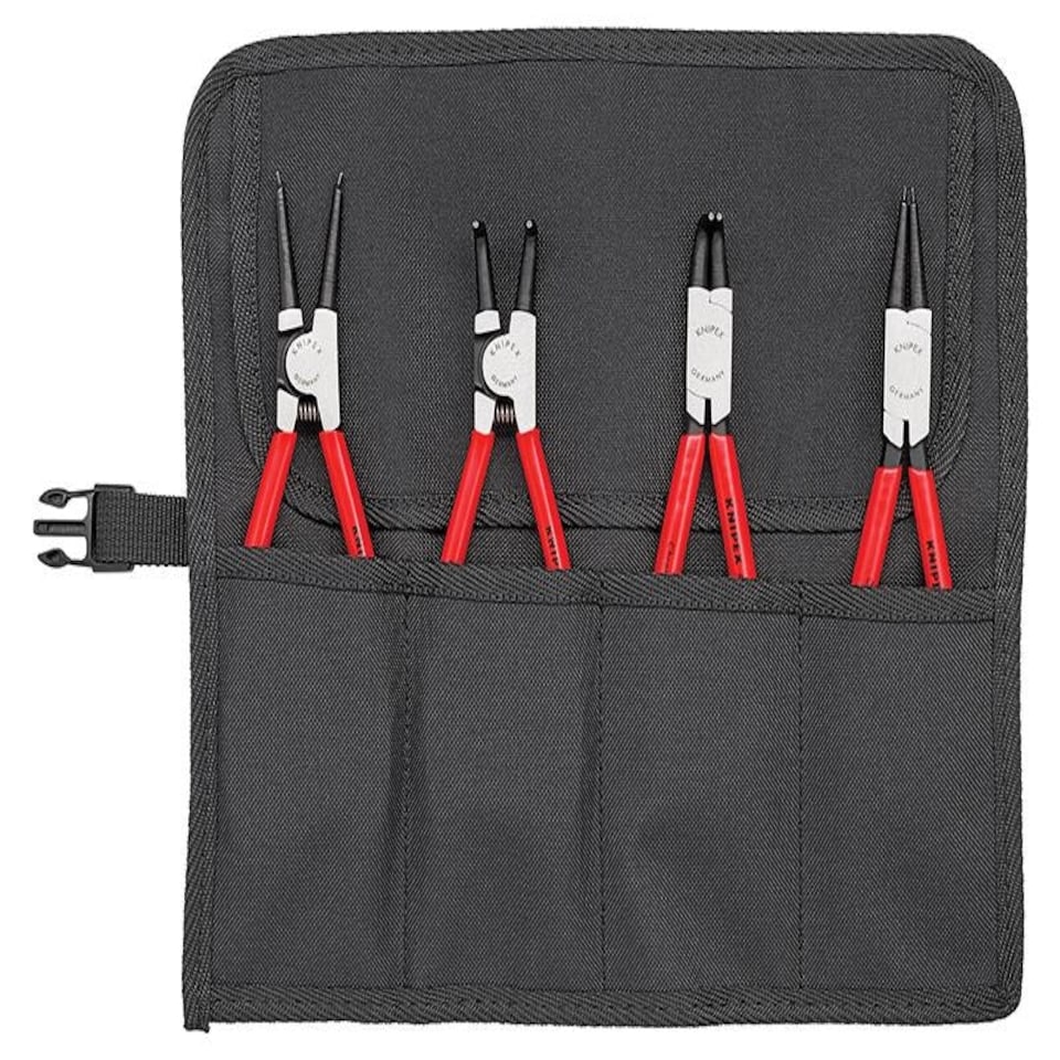 KNIPEX Circlip Pliers Set In Roll 4 Piece