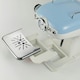 image 3 of Ariete 1389/15 Vintage Retro Espresso Coffee Machine with Milk Frother, Blue