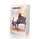 image 2 of Pianist Playing Piano Musician Music Watercolour Birthday Card