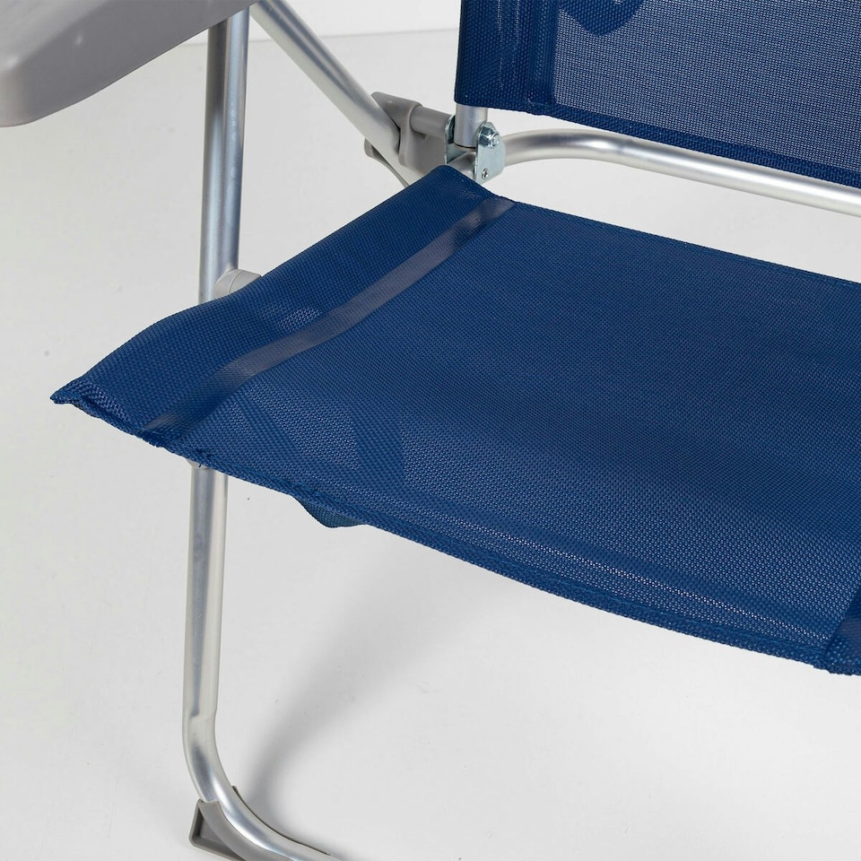 image 1 of Beach Chair Aktive Navy Blue 47 x 89 x 56 cm (4 Units) N/A