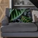 image 2 of yellow structure in exotic jungle setting Designer Blanket | Multi