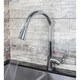 image 2 of Kitchen Faucets with Pull Out Spray Mixer Faucet Swivel Chrome Stainless Steel