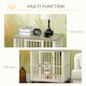 image 2 of PawHut Dog Crate Furniture, Indoor Dog Kennel Side End Table, 64.5x48x70.5 cm