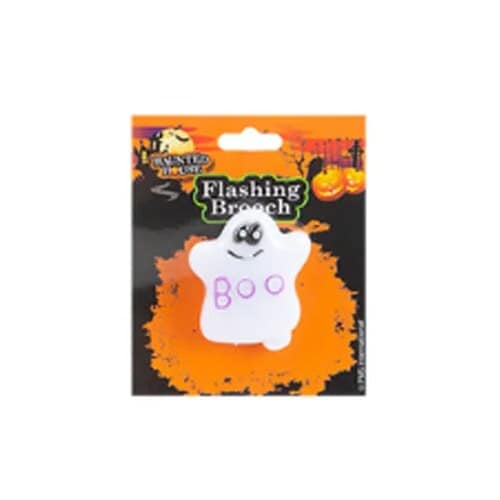 Ghost Halloween Flashing Pin Brooch
