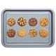 image 2 of 4 x Non-Stick 31cm Large Rectangular Easy Clean Oven Trays Dishwasher Safe