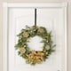image 4 of 38Cm Metal Wreath Hanger Black - Sleek and Modern Design
