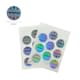image 3 of Pack of 18 Cool Holographic Round Labels 24mm