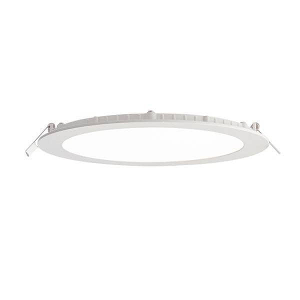 Netlighting Siriodisc Integrated LED Recessed Light Panel Matt White Frosted Acrylic