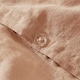 image 9 of Touch Of Linen - Seashell Pink - Duvet Cover Set (Includes 2 Pillowcases - 1 For Single) Pink | Seashell Pink | Double