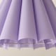 image 5 of ValueLights Lauren Lilac Fabric Pleated Scallop Edge Tapered Ceiling Floor Table Lamp Shade