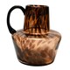 image 4 of Hestia Glass Jug Style Vase With Handle - Mocha