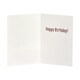 image 2 of Humour Birthday Card - Big Candle On Piece Of Cake With Type